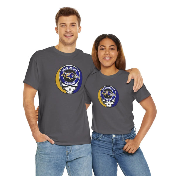 Baltimore Ravens Grateful Dead T-Shirt Printify